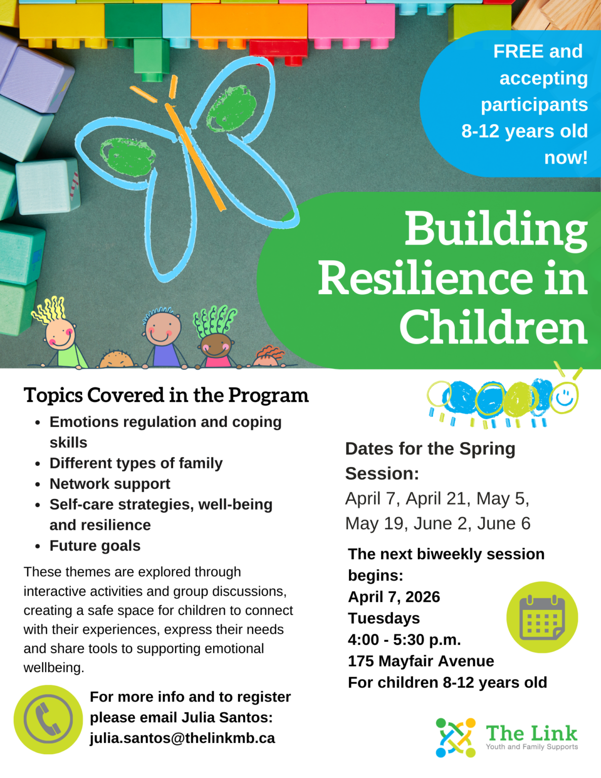 Building Resilience in Children - Register Now! - The Link