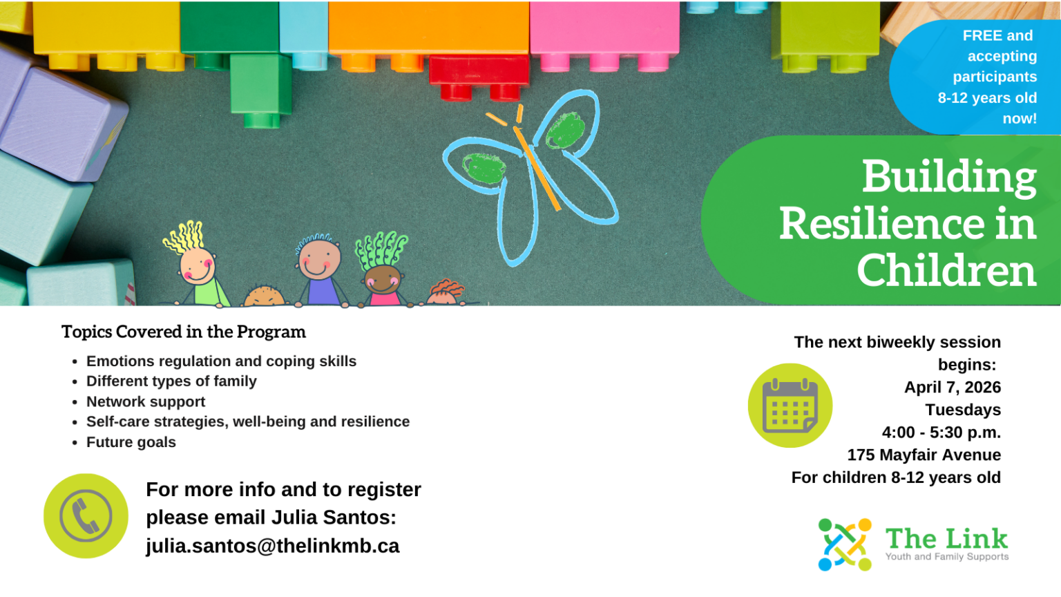 Building Resilience in Children - Register Now! - The Link